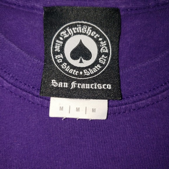 Thrasher Magazine Purple T Shirt Size Medium - Picture 4 of 6